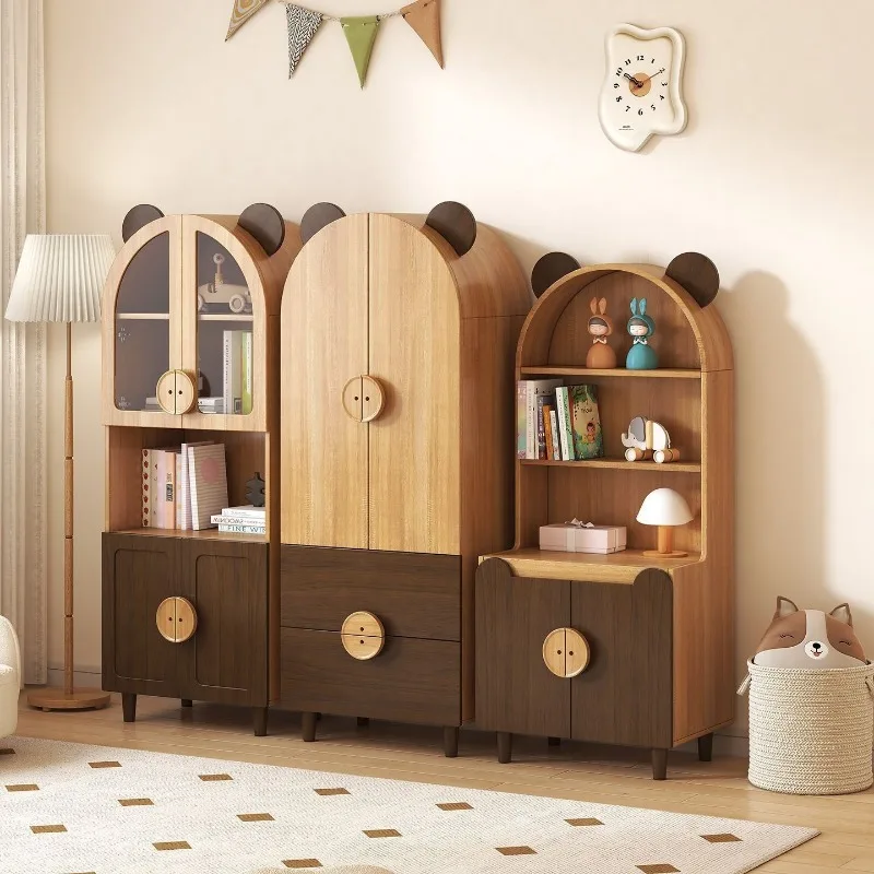Toy storage cabinet, locker, reading bookshelf, picture book rack, wardrobe,clothes integrated with free combination
