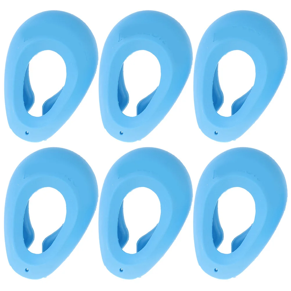 

3 пары защитных накладок для краски для волос, силиконовые накладки на уши для окрашивания волос, душа, купания, шумоподавление, легкий вес