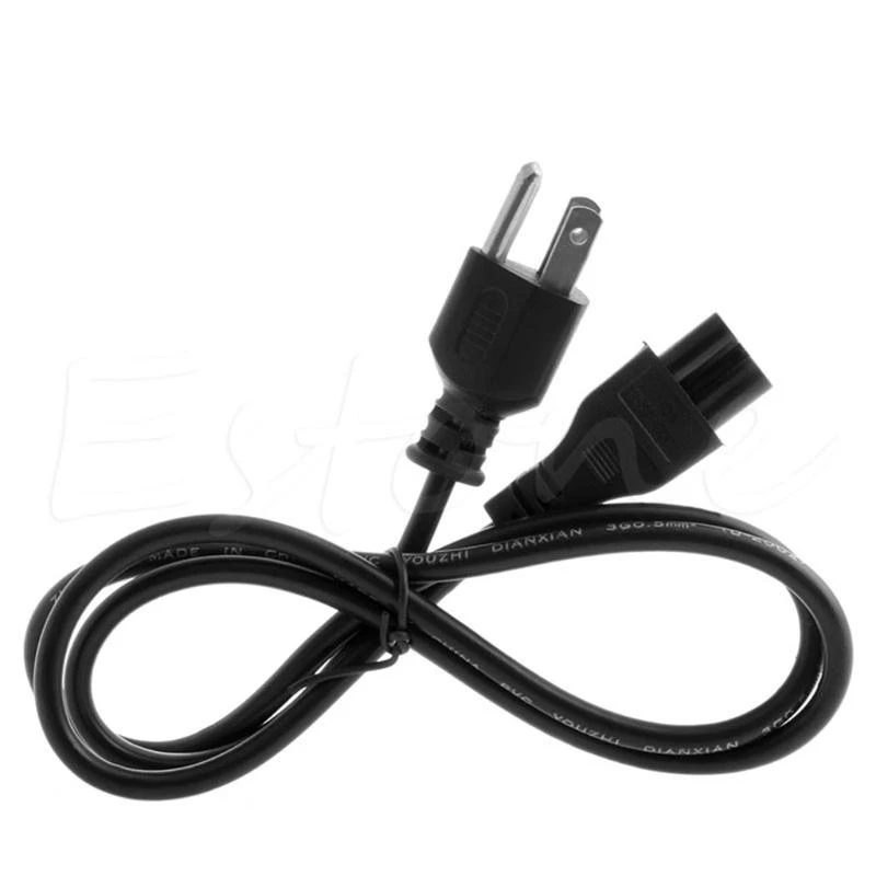F68C 3 Prong AC Power Cord Cable for Extra Long 3.96 Ft Plug for Dell Laptop
