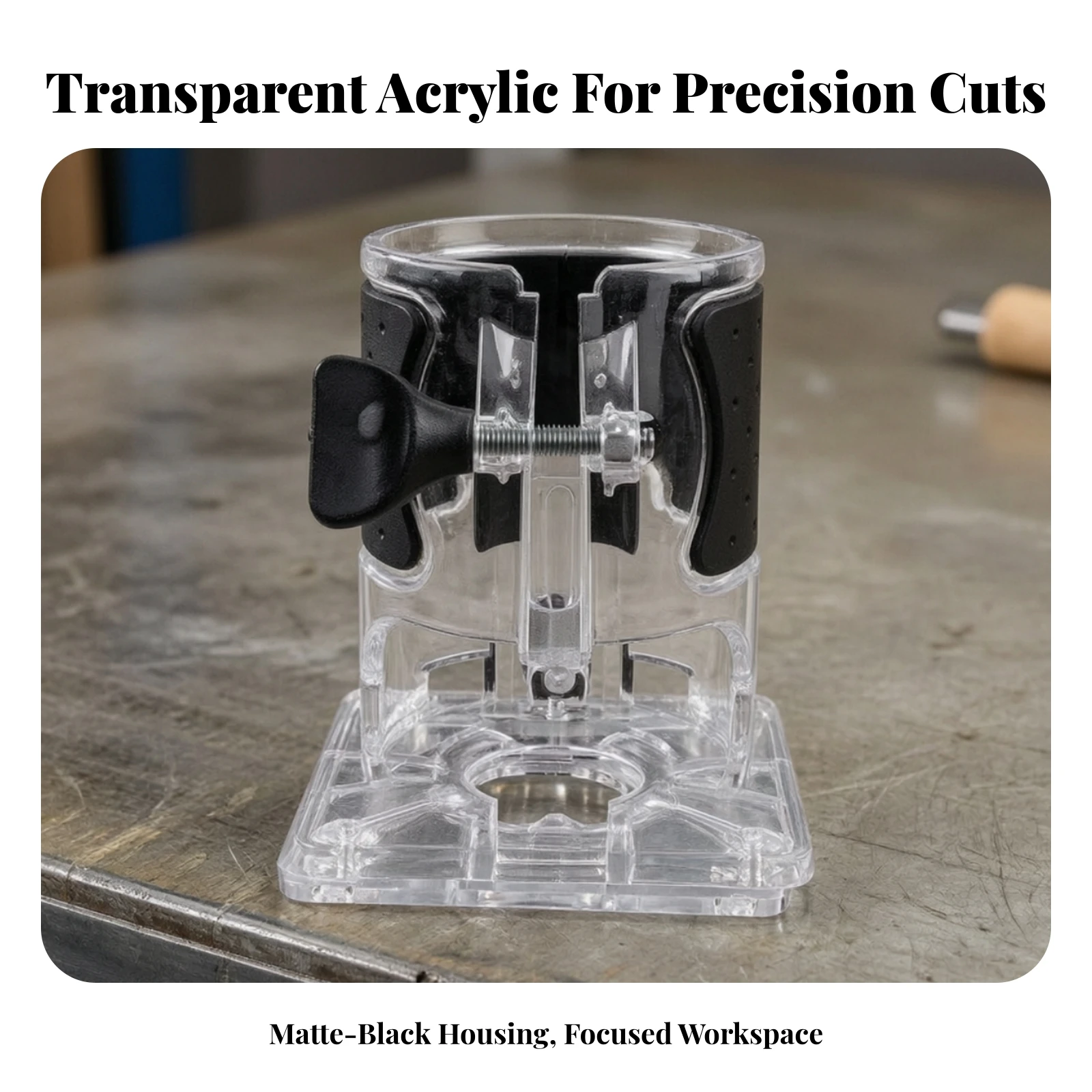 Transparent Trimmer Base Compa - Router Trim Base ulasan dan harga