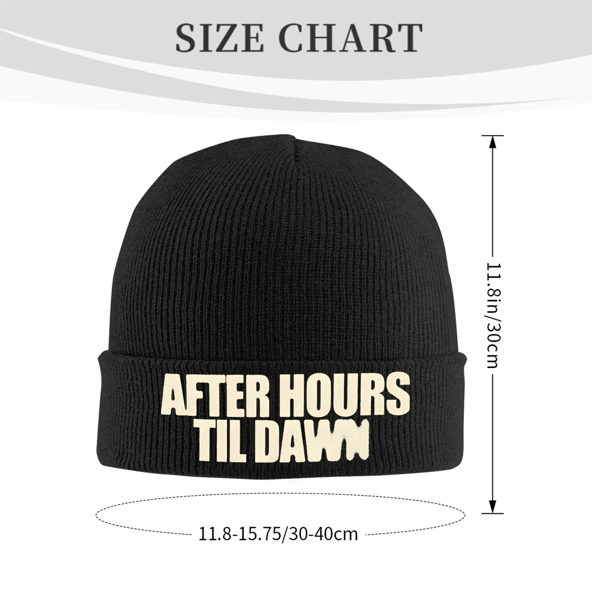After Hours Til Dawn 2026 xo the weeknds Knitted Caps Women's Men's Beanies Autumn Winter Hats Acrylic  Warm Melon Cap