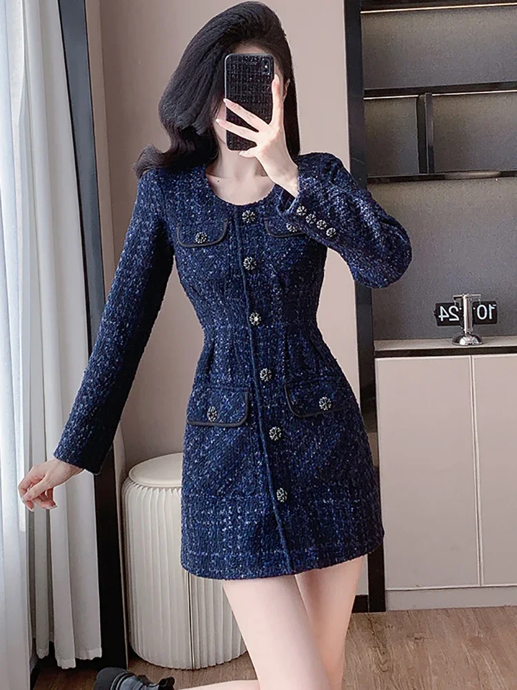 blue dress for baby girl Piper Bodycon Dress in 90'S Check Blue Pink