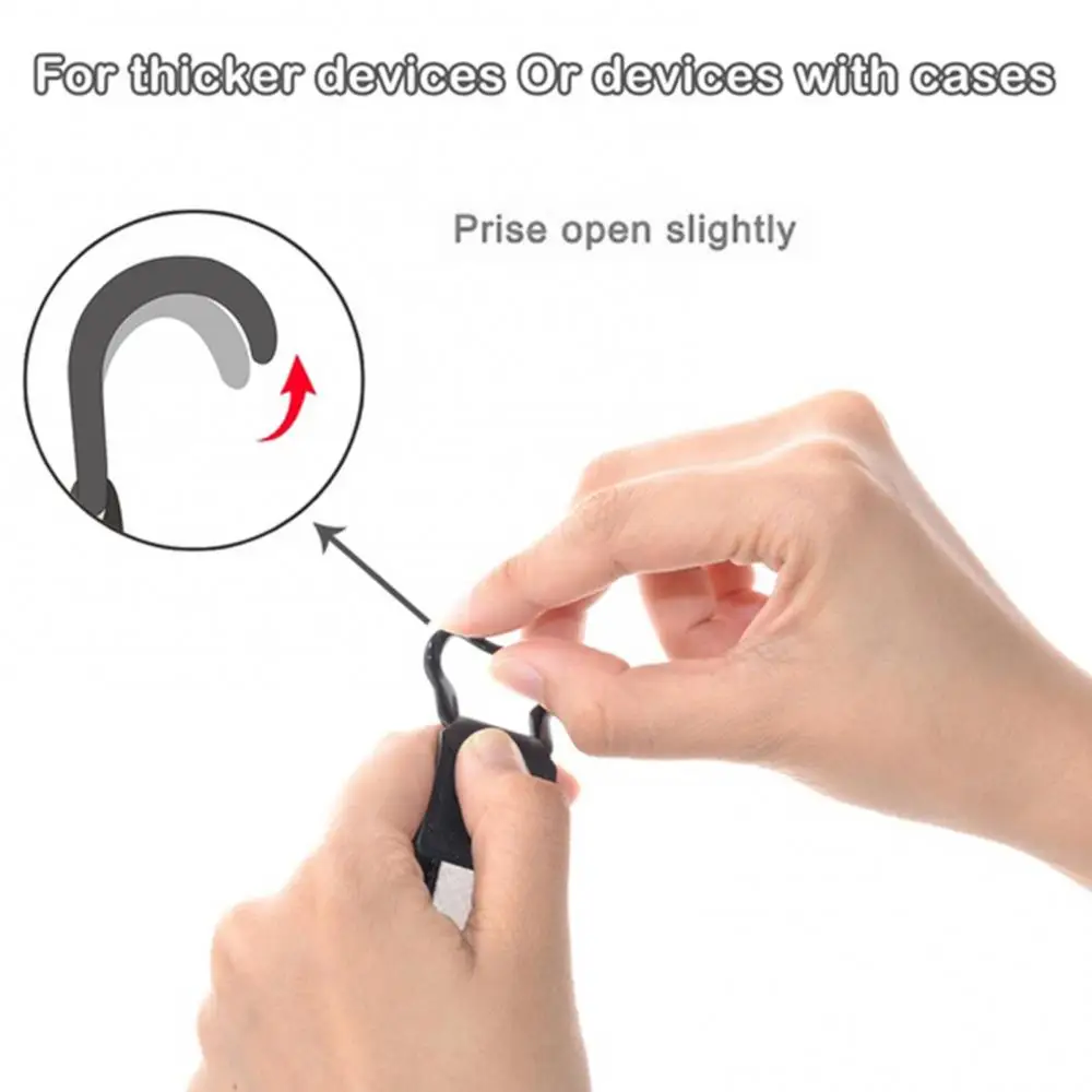 Aperto de mão universal e suporte de tablet, alça de dedo antiderrapante, suporte de cabeça, adesivo para tablet e-reader