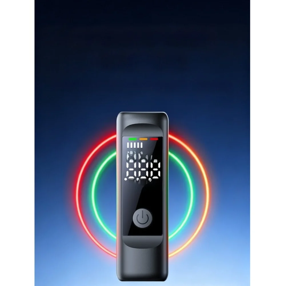 Portable Breath Tester for Drunk Driving Prevention with High Contrast Screen and Continuous Multi-User Capability
