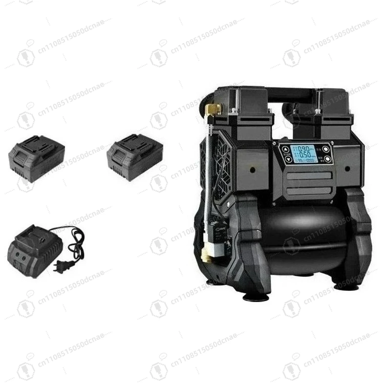 Small Lithium Battery Air Compressor Silent High-Pressure High-Power Rechargeable Air Pump Portable Inflator