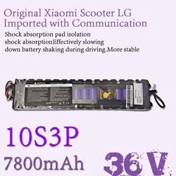 10S3P 36V 7800mAh scooter battery pack suitable for Mi Jia M365, electric scooters, BMS board waterproof Bluetooth communication