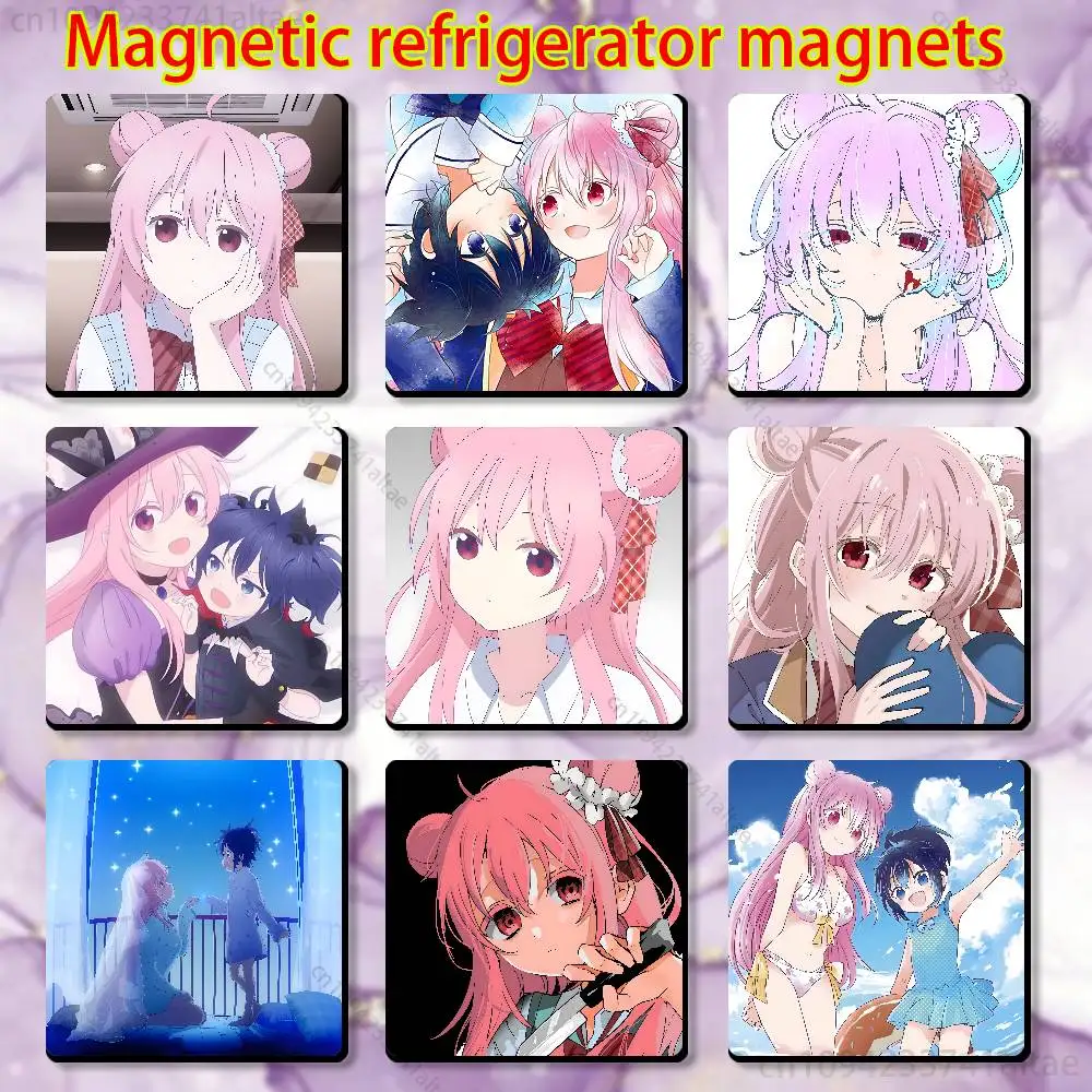 

H-Happy Sugar Life Fridge Magnet Personalized Magnetic Durable Plastic Square Picture Surface Fridge Magnets