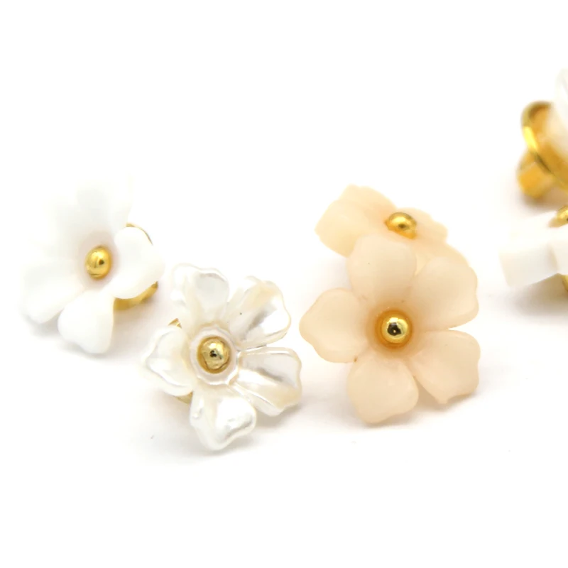 HENGC Vintage Flower plastikowe ozdobne guziki do odzieży kobiet kurtka koszula dzieci szycia akcesoria do rękodzieła hurtownia