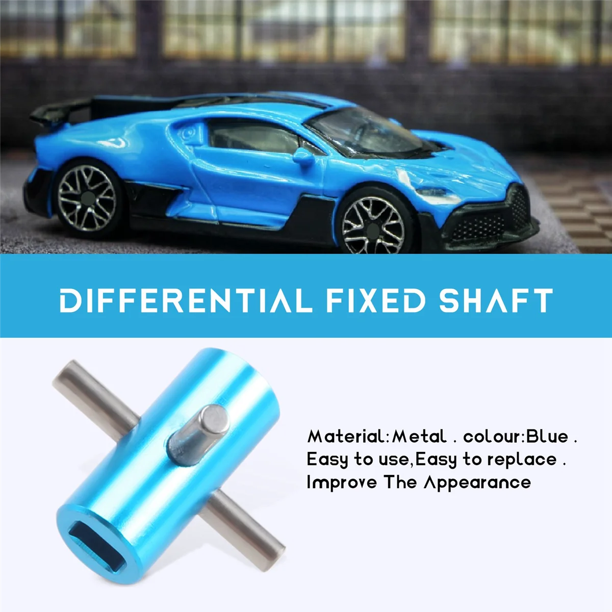 رمح ثابت تفاضلي معدني ساخن لـ Tamiya TT-02 TT02 1/10 RC ملحقات أجزاء ترقية السيارة، 1