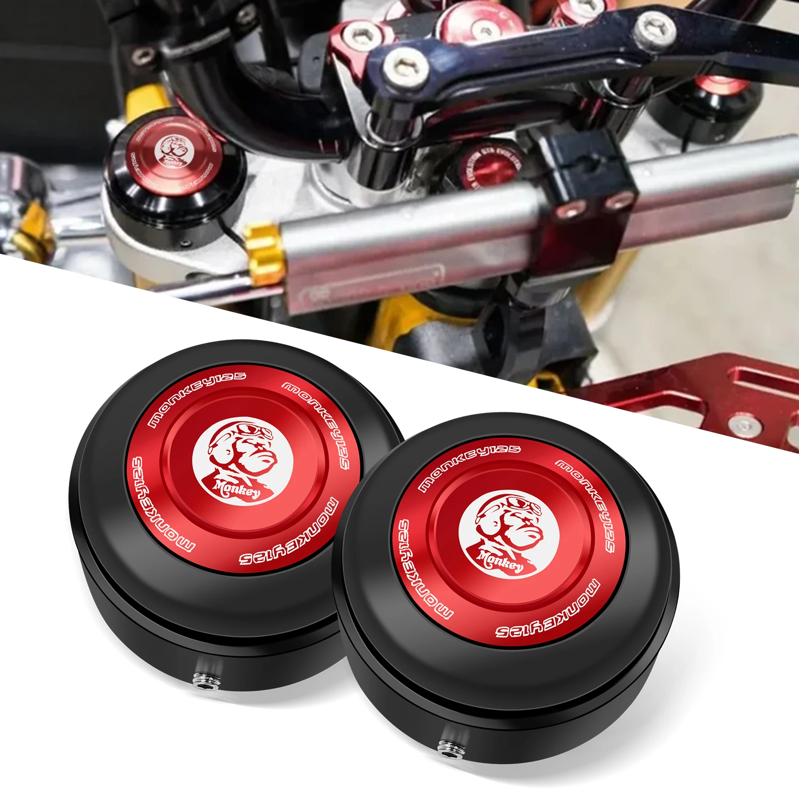 

Для Monkey 125 GROM MSX125 DAX ST125 2022 2023 2024, крышка переднего амортизатора, декоративная крышка, аксессуары