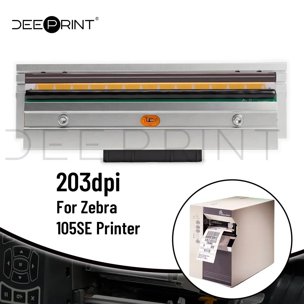 44000M 203DPI Thermal Printhead for Zebra 105SE Barcode Label Printers Print Head | 3-Month Warranty