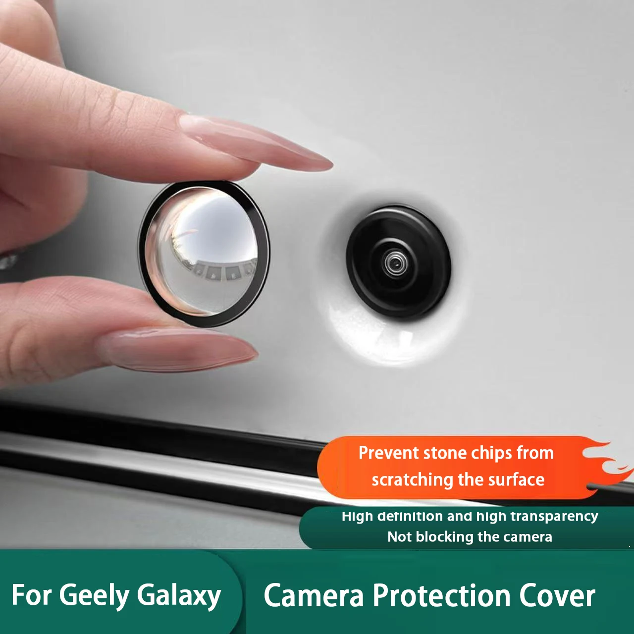 360 View Scratch-resistant Guard Cover For Geely Galaxy GEOME M1 Starship 7 E5 Panda Tarlight 8 Car Camera Lens Protective Cover