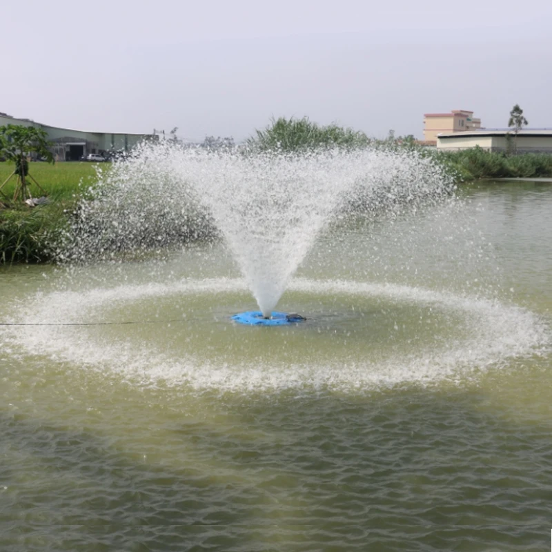Stainless Steel Fish Pond Landscape Air Oxygenation Pump High-power Floating Fountain Aerator view 2