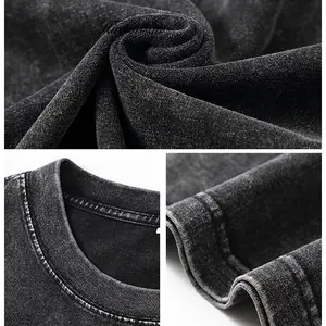 Hirsionsan asitle yıkanmış tişörtler, pamuklu, kadın sokak giyimi, eski tarz tişörtler, mineral, yumuşak, lüksün en iyisi gevşek, Y2K 8 kadın giyiminin ana satış markası, lüks-7 numara