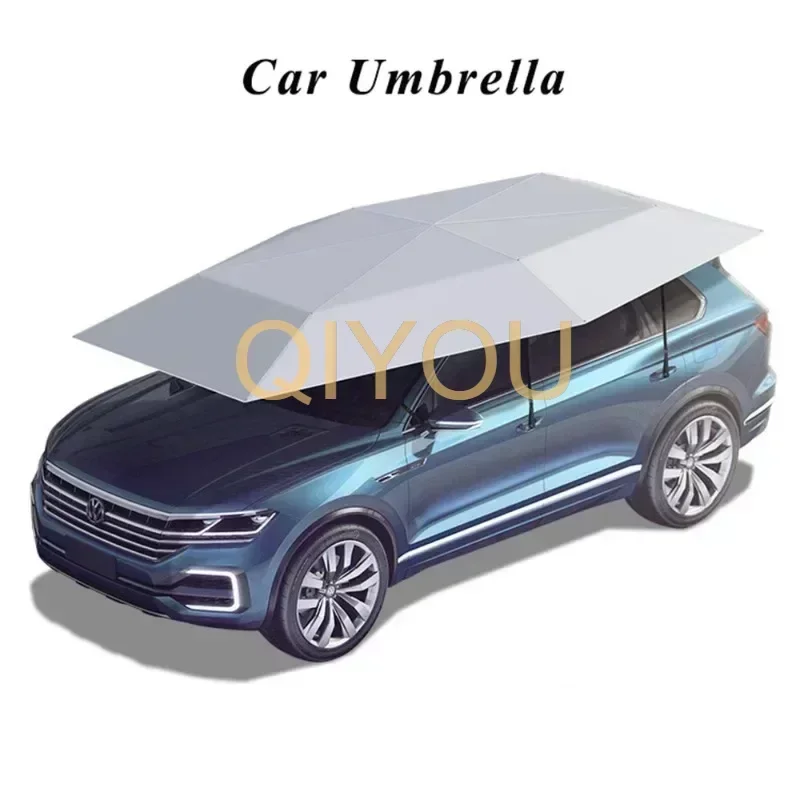 New 4.2/4.6m Semi-Autonomous Car Sunshade Car Sun Umbrella Outdoor Camping Parasol Sun Snow Protection Covers Car Protected Clot