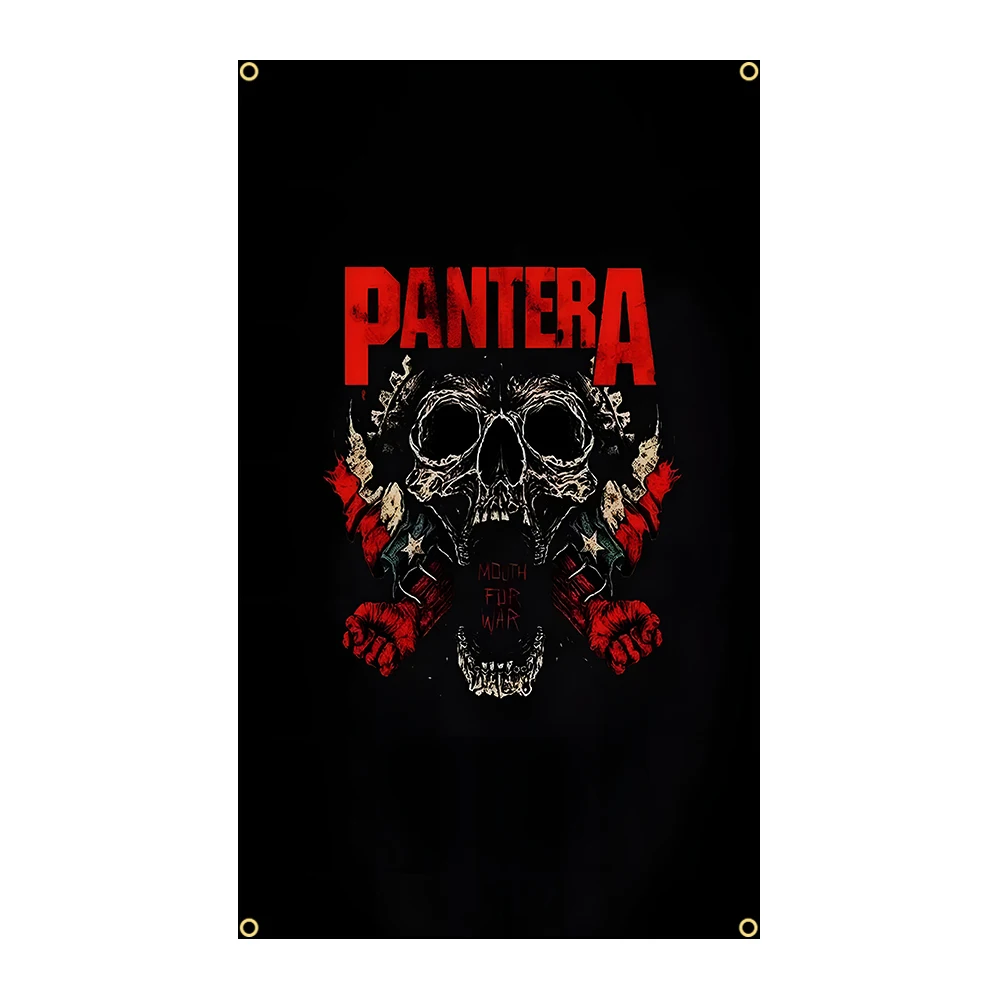 P-Panteras Heavy Rock Band Flag Flags Polyester Printed Banner For Decoration view 5