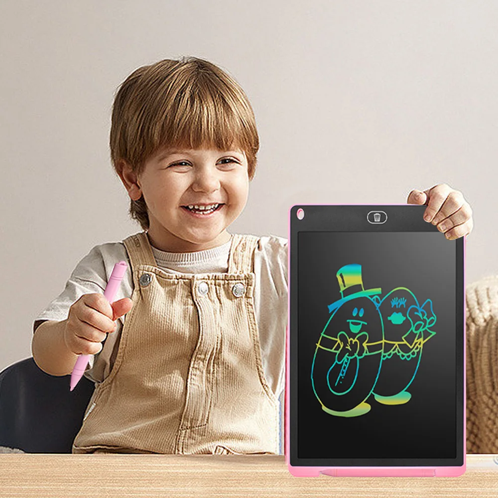 12/16 inch LCD Drawing Board Writing Tablet For Kids Children Montessori Education Learning Toys For Girls Boys Baby Gifts