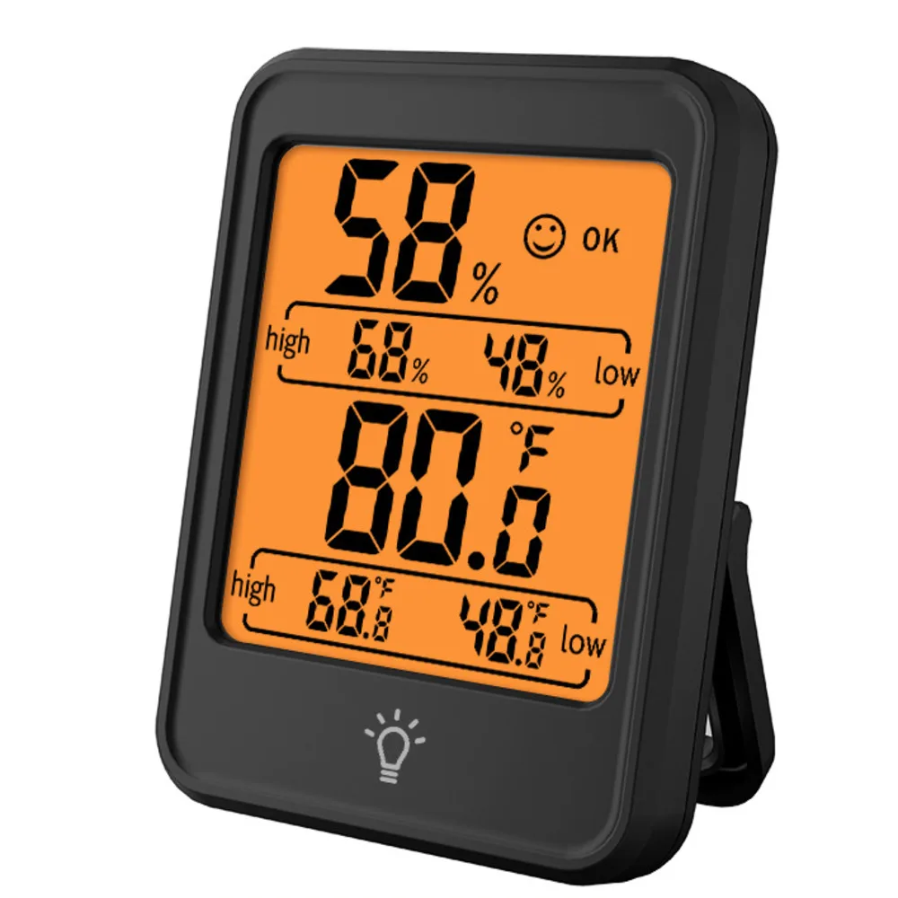 

20PCS Indoor Thermometer Hygrometer Backlight Hygrometer Digital Household Thermometer Wireless Weather Station