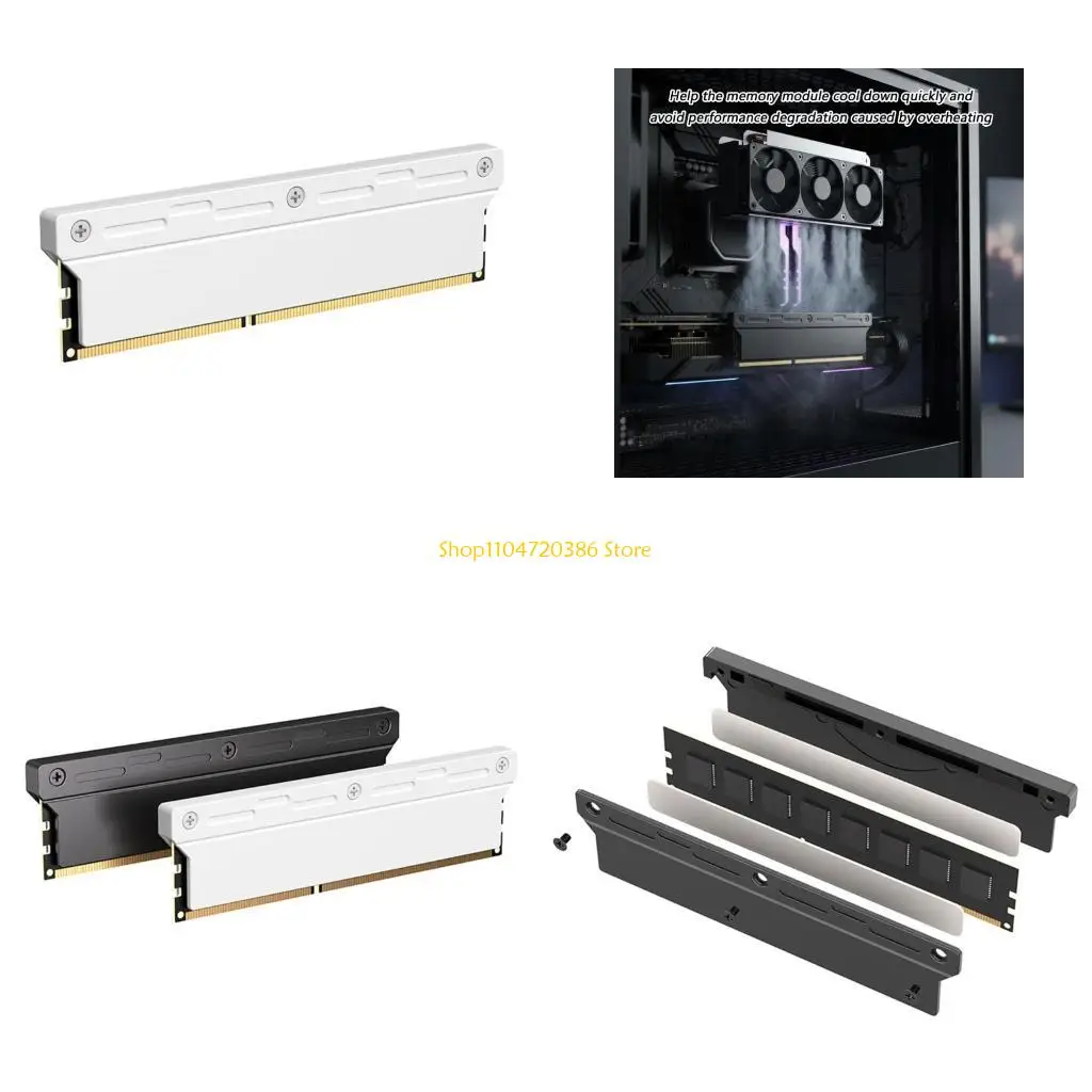 

K0EA Охлаждающий радиатор для памяти DDR5 DDR4 DDR3, легкий алюминий, рассеивающий тепло