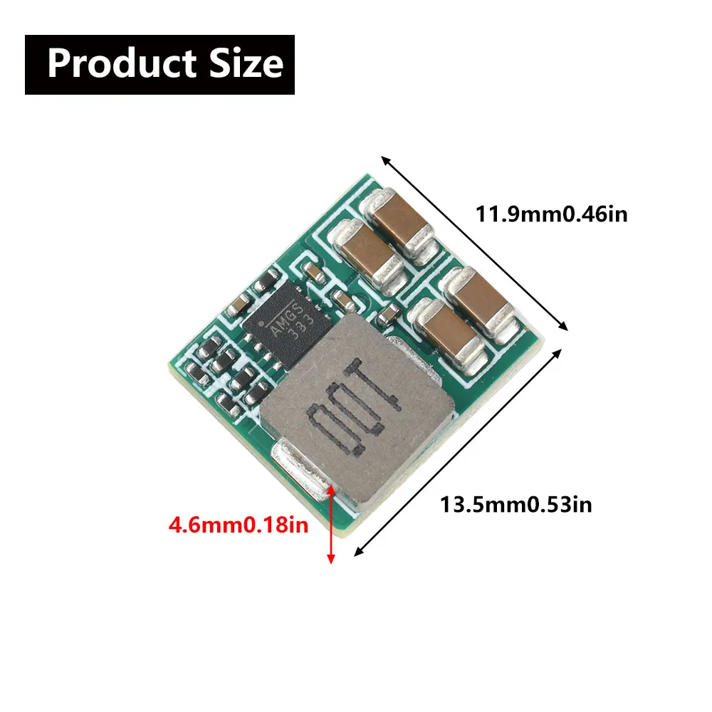 Adjustable 2-8S BEC Step-Down Power Module 5V/12V Output 5V-36V Input for RC FPV Systems