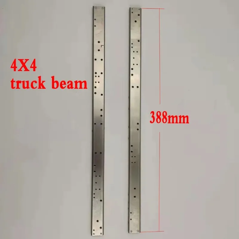 1 Pair Simulation Stainless Steel Girder for 1/14 Tamiya RC Truck Scania MAN Benz Actros Volvo Diy Parts