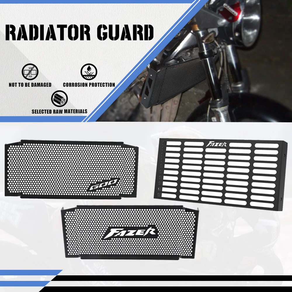 FZS 600 S Motorcycle Accessory FOR YAMAHA FZS600 Fazer S 1998-2001-2002-2003-2004 Radiator Grille Guard Cover Protection Mesh