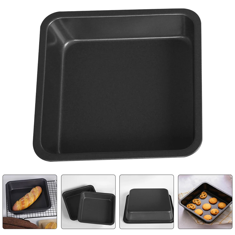 

Convenient Baking Pan Non-stick Tray Nonstick Cake Pans Square Bakeware Carbon Steel Dish