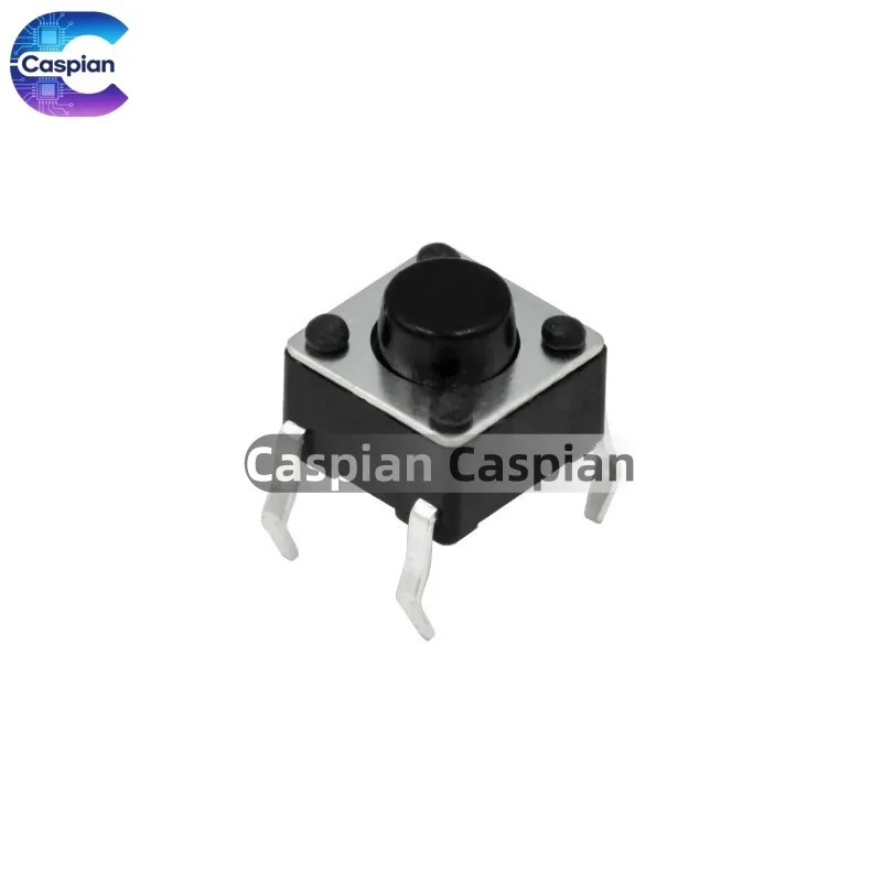 10PCS 100PCS 1000PCS DIP-4Pins 6*6*4.3 6*6*5mm Switch Tactile Push Button Switches 6x6x5mm diy kit electronics
