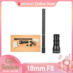 AstrHori 18mm F8 Macro 2X Camera Lens APS-C Probe Lens View Switching Camera Lens for Fuji X-T30 Nikon D3500 Canon EOS-5D