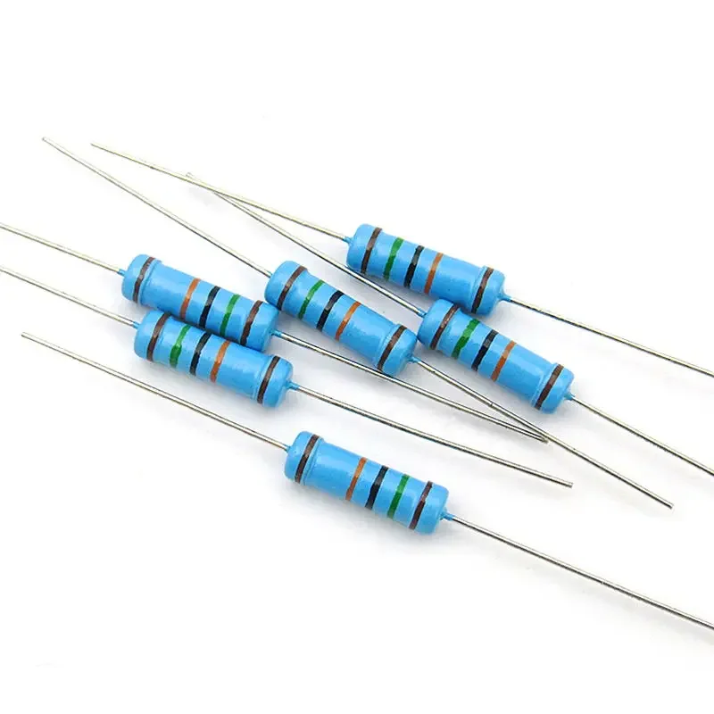 20PCS 2W 1% Metal Film Resistor 2W 1Ω - 4.7MΩ 1 4.7 10 47 100 200 220 300 330 470 680 910 1K 2.2K 4.7K 10K 15K 100K 470K 1M ohm