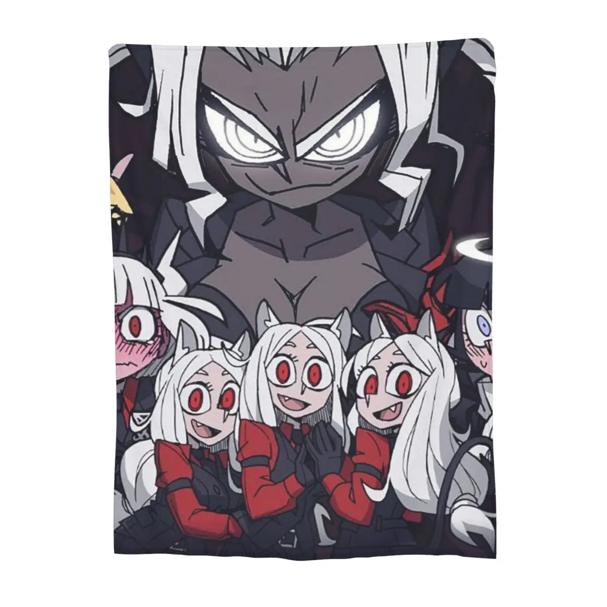 

Helltaker Pattern Anime Blankets Soft Warm Flannel Throw Blanket Bedspread for Bed Living room Picnic Travel Home Couch