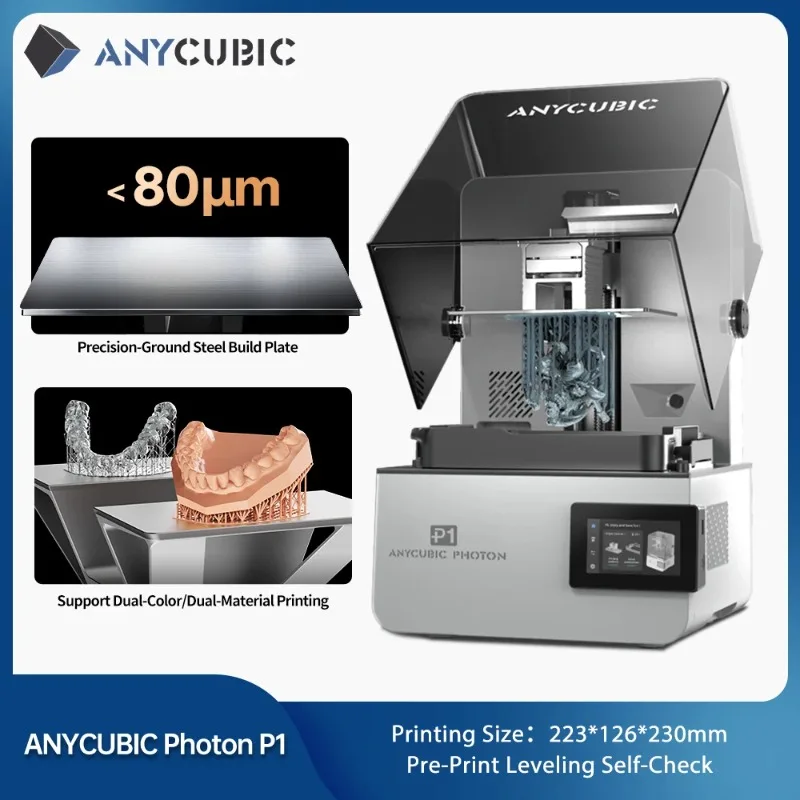 

ANYCUBIC P1 14K Высокоточный LCD-принтер для 3D-печати на основе фотополимерной смолы, профессиональная машина для 3D-печати для любителей и профессионалов