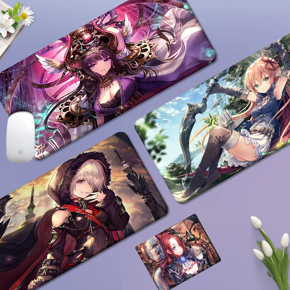 Shadowverse rutschfestes, verdicktes Lockedge-Mauspad, übergroße Gaming-Tastatur, Notebook-Tischmatte