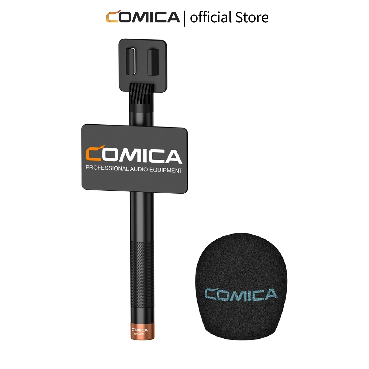 Comica HR-WM Handheld Adapter for Wireless Microphone Detachable Adapter Suitable for Interview Live Streaming Mic Accessories