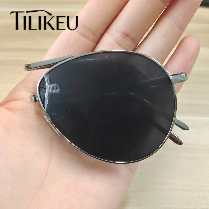

Top Quality Pure Titanium Folding Polarized Sunglasses Outdoor Portable Driving Anti-Glare UV400 Fishing Men Sunglasses Eyewear