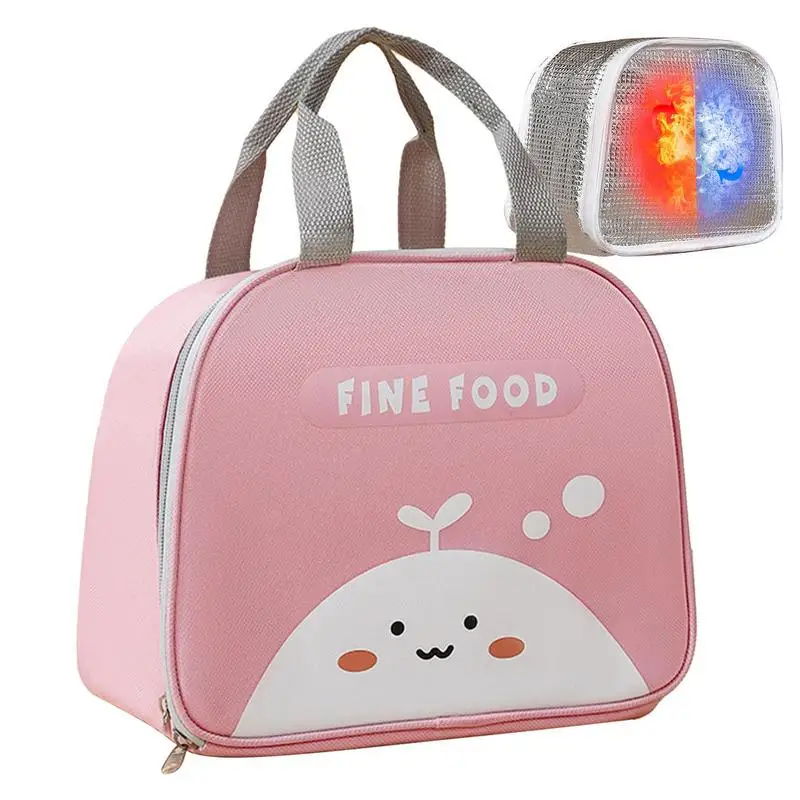 Insulated Lunch Bag Cute Cartoon Insulated Lunch Bag Women Preppy Leakproof Cooler Tote Reusable Lunch Tote Bag Thermal Cooler