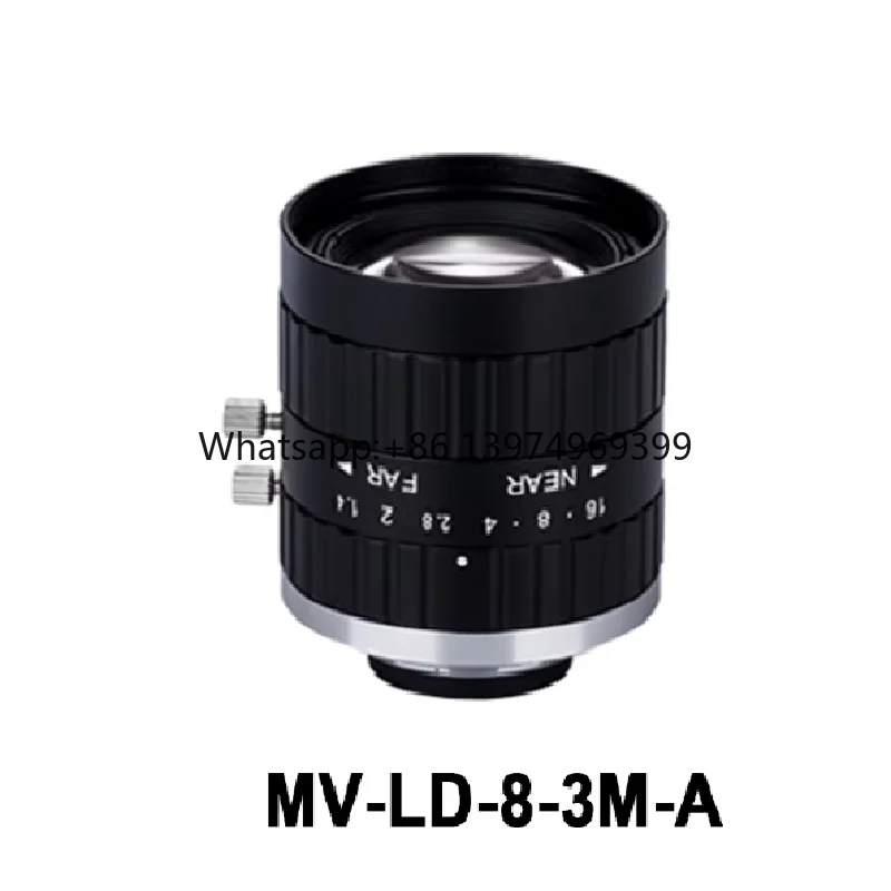 MV-LD-8-3M-A 3MP 8mm 2/3" C-Mount Lens Machine Vision Industrial Lens