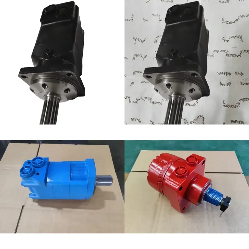 Custom Hydraulic Motor OMT 500 VHD Track Motor with Keyway Shaft, 30kg, 1 Year Warranty