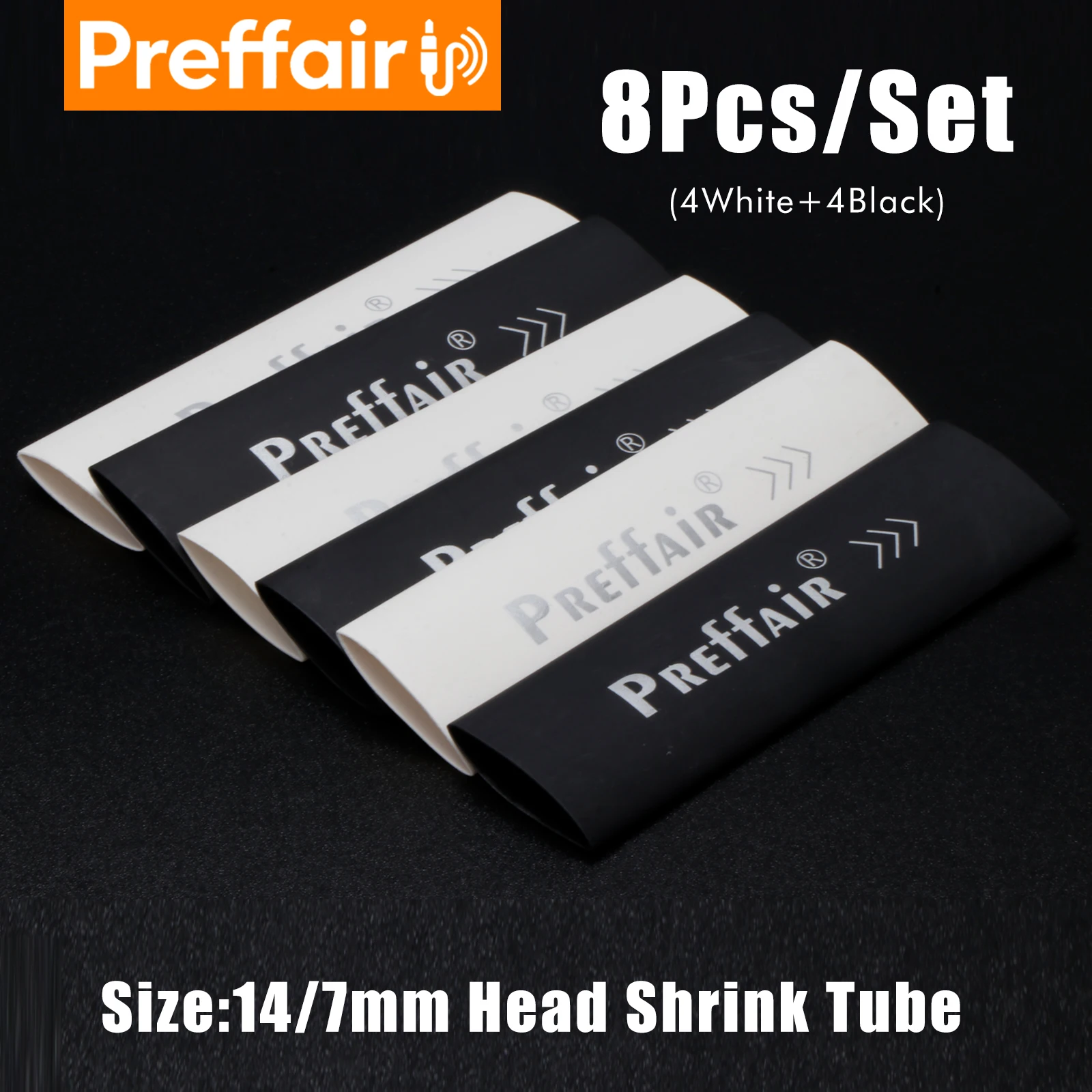 Heat Shrink Tube OD 14mm Insulated Sleeving Tubing 5-10/7-14/9-18mm Speaker Interconnect Audio Cable label indicator arrow