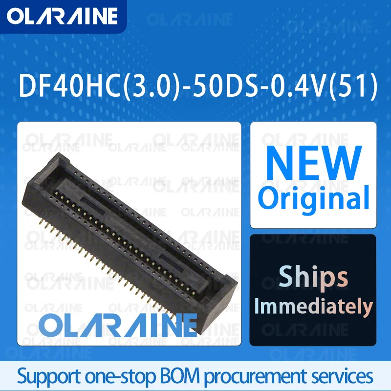

20/50/100Pcs DF40HC(3.0)-50DS-0.4V(51) 100% brand new originalLayered connector50 Position300 mA