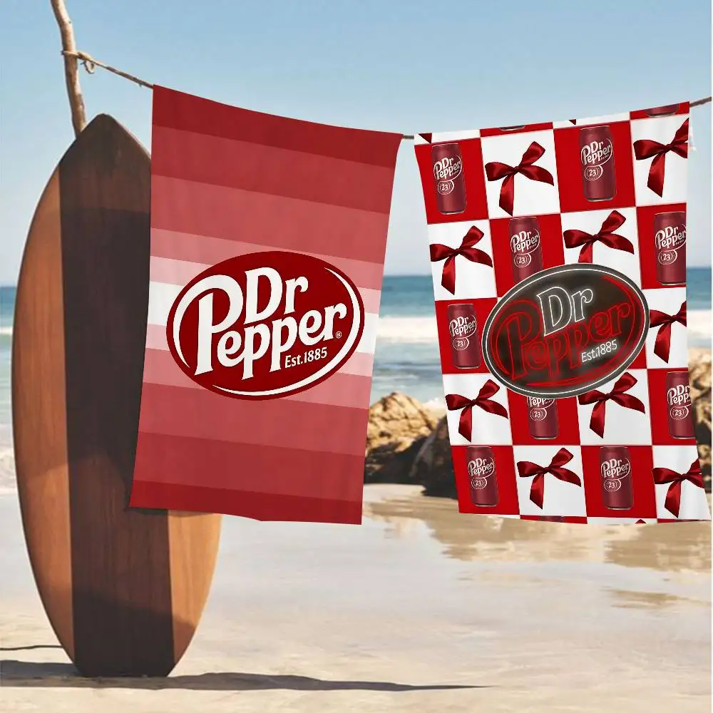 D-Dr P-Pepper Microfiber Printed Beach Towel Mountain Climbing Yoga Beach Swimming Running Absorbent Soft Towel