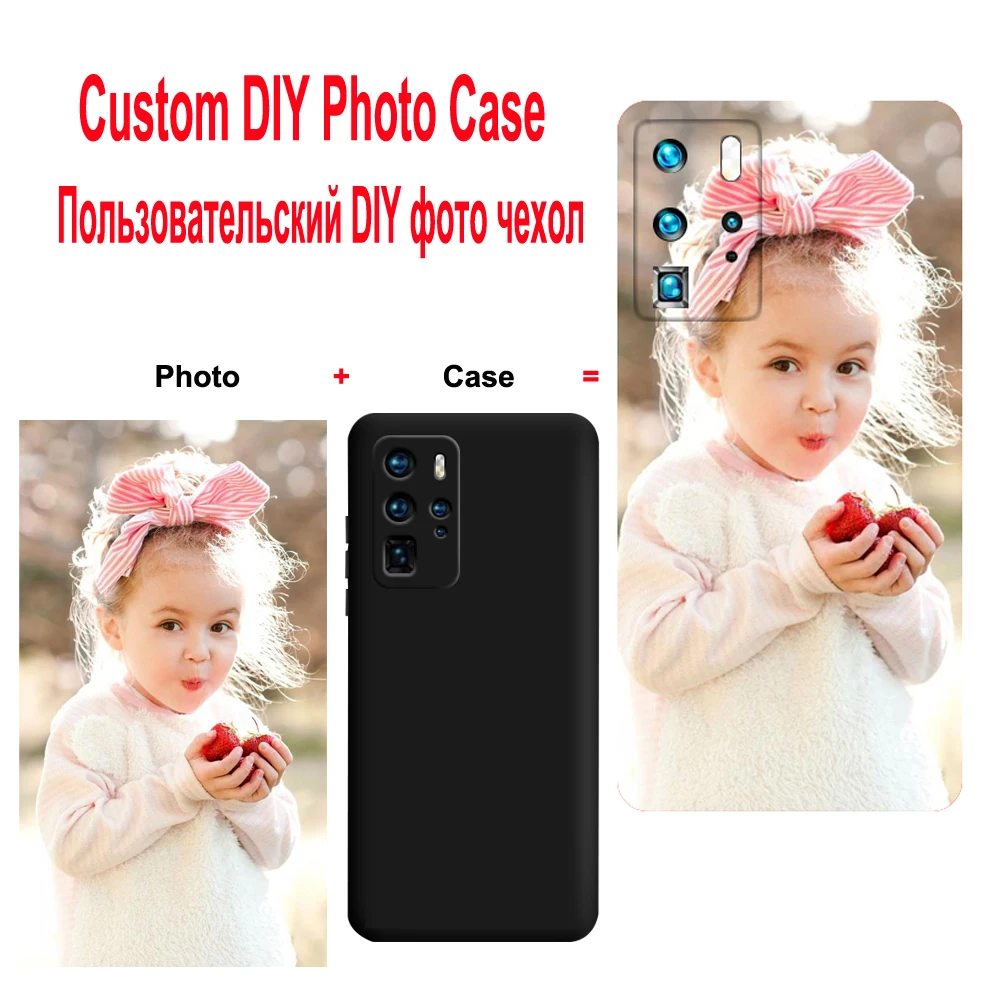 Custom Case for Samsung Galaxy S23 S22 S21 S20 Ultra S10 Plus FE Liquid Soft Silicon Cover Photo Picture DIY Full Camera Shell