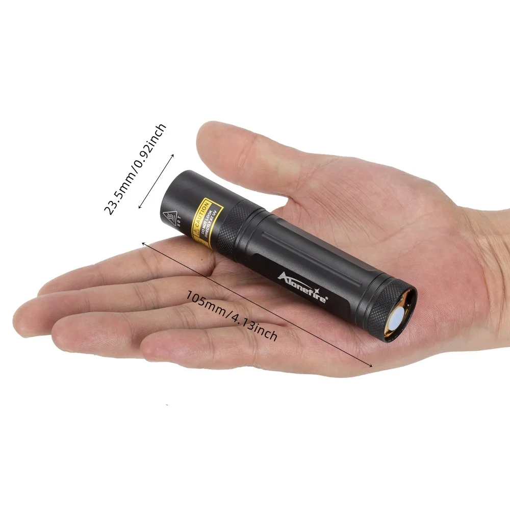 10W UV 395nm High Power LED Flashlight USB Rechargeable Ultraviolet Resin Nail polish Curing Pet Stains Scorpion Detection light