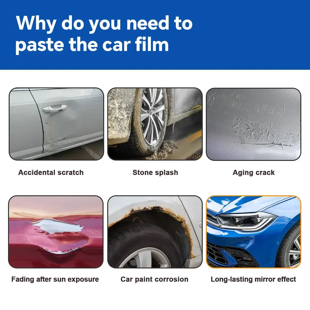 PPF بولي TPU ل Volkswagen ID.4 VW 2021 2022 2023 2024 طبقة حماية الطلاء مسبقة القطع الجسم واضح الصدرية بولي TPU شفافة اكسسوارات السيارات #6