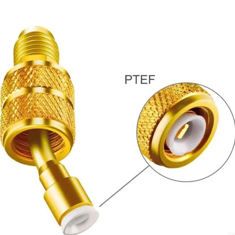 

R410A Charging Port Adapter 5/16inch SAE Female to 1/4inch Male for HVAC R410A M4YD