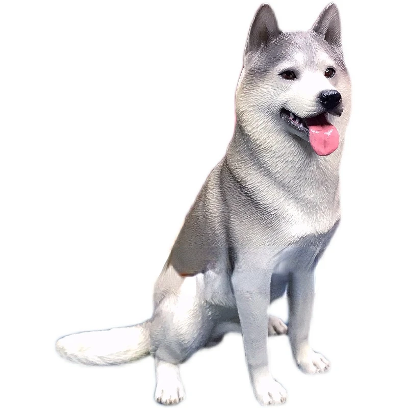 Dog Mold DIY Epoxy Aromatherapy Gypsum Mold Cute Husky Handmade Three-Dimensional Silicone