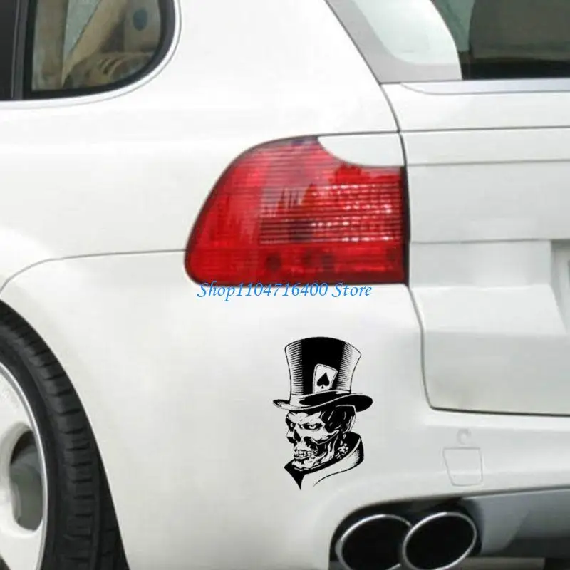 y1gd Cool Joker Bamboo Stickers Decorations Clings for Auto Door Window Tags view 3