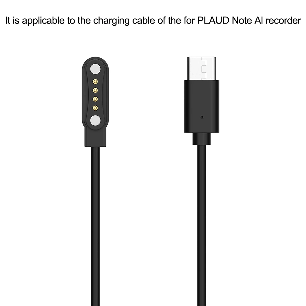  4pin Smart Watch Dock Charger Adapter Magnetic Charger Cable Wire For PLAUD Note AI Recorder Charger Cable