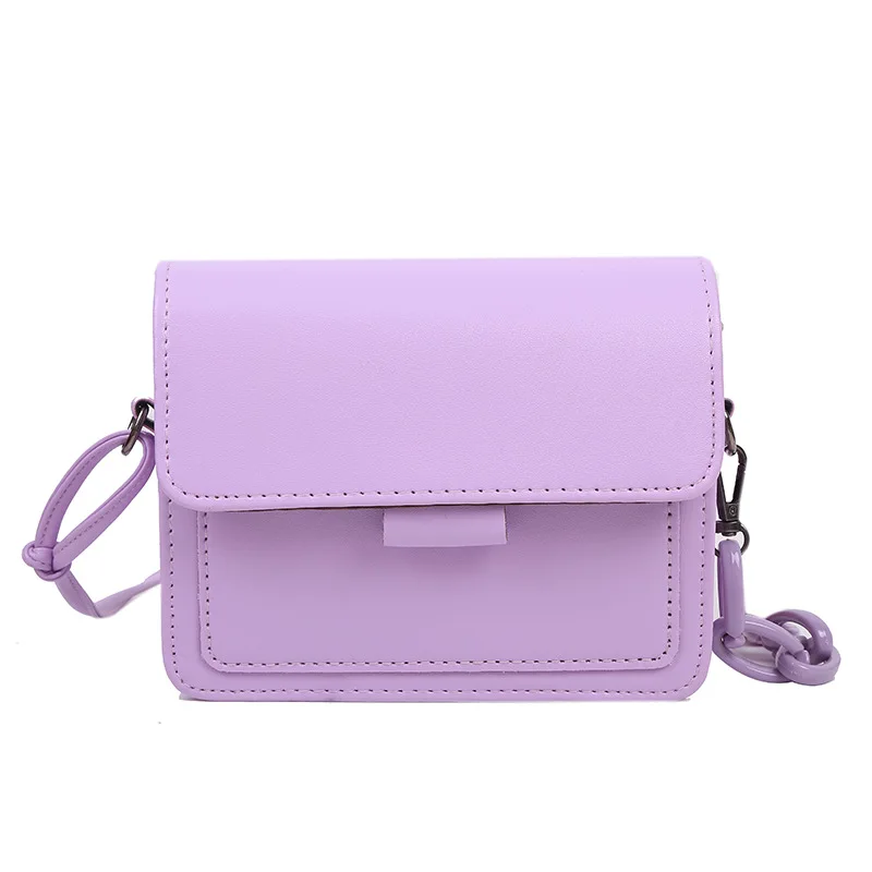 Fashion Brand Women\'s Small Crossbody Bag Lightweight PU Leather Messenger Bag Flap Handbag Purse Summer Travel Bag for Female