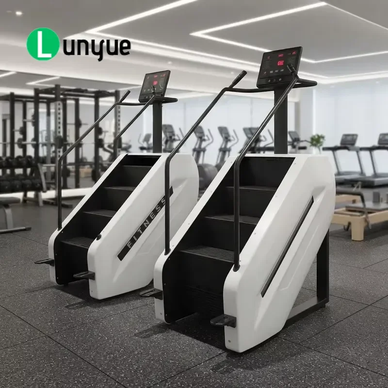 Electric Stair Climber 150kg Load Bearing Adjustable Non Foldable Commercial Household Aerobic Fitness Equipment for Home Gym